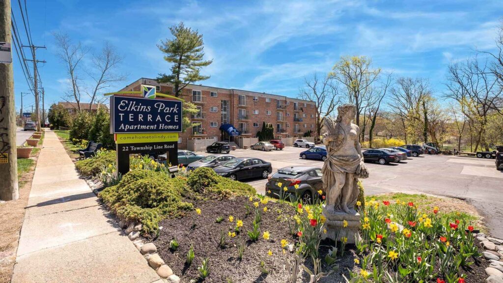 Elkins Park Terrace property exterior and sign