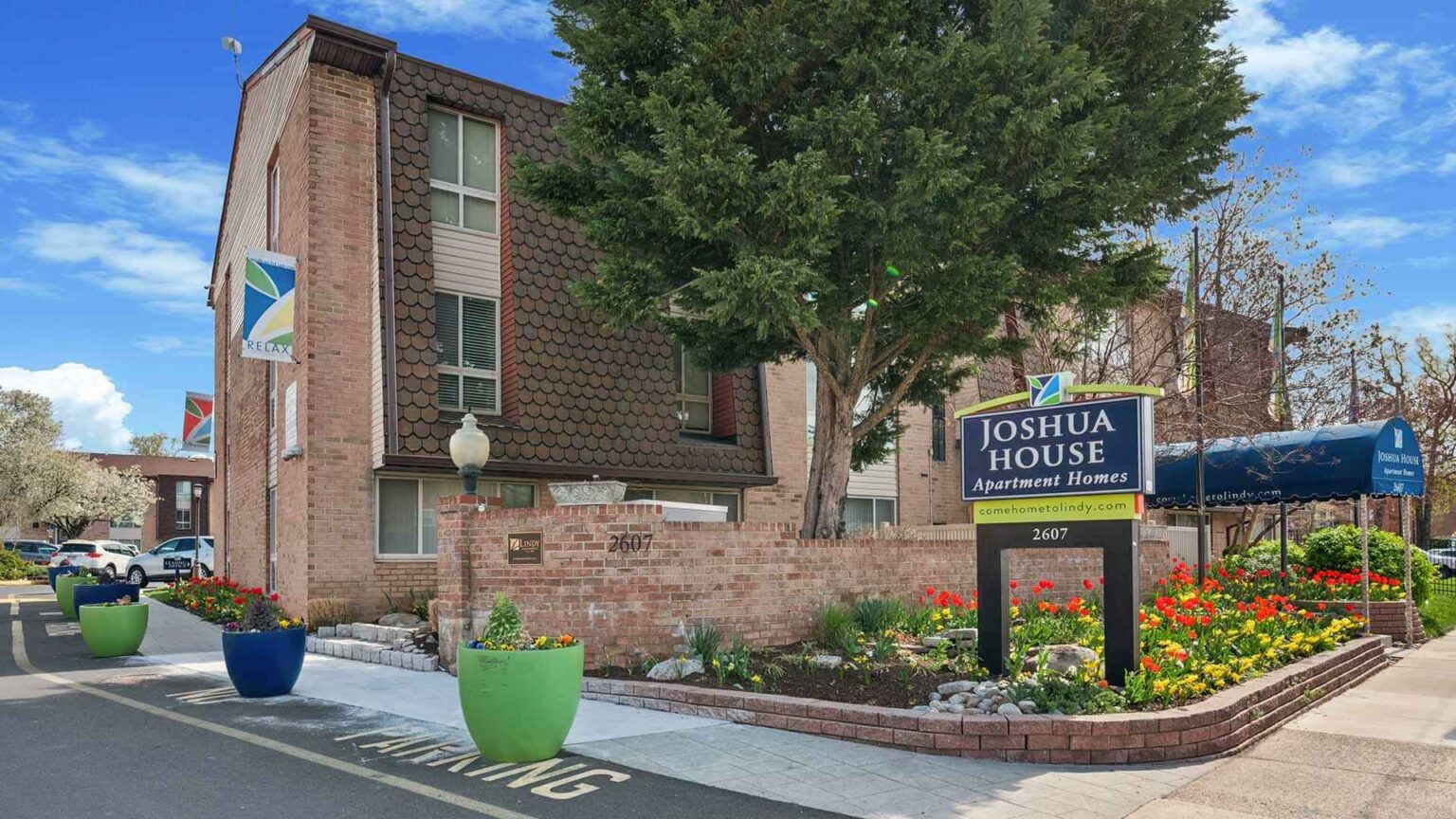 Joshua House property exterior and sign