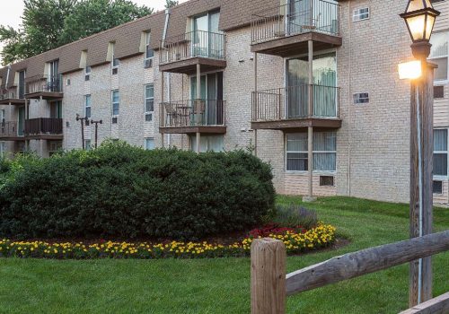 Exterior view of 450 Green apartments for rent in Norristown, PA
