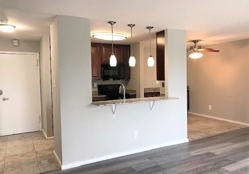 haverford court apartment with kitchen and overhead lighting