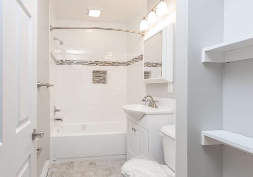 Mt. Airy Place Bathroom with White finishes
